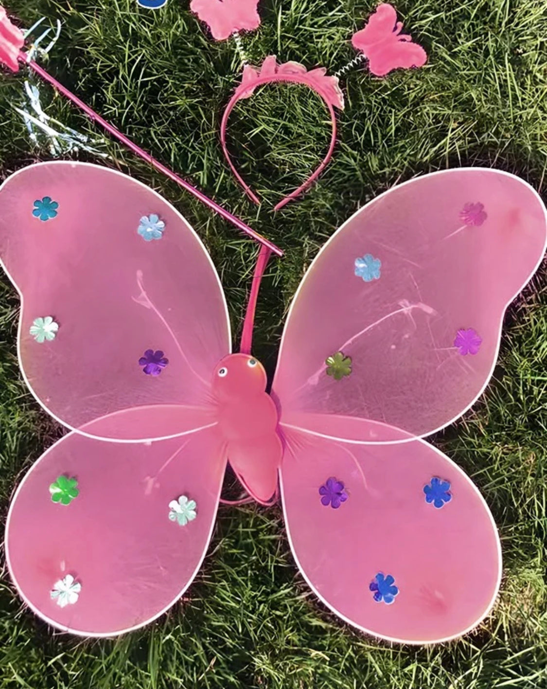 LED Light-Up Butterfly Costume 4 piece set image 5