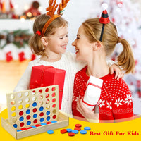 Wooden 4-in-a-Row Strategy Game product image 9