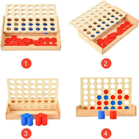 Wooden 4-in-a-Row Strategy Game product image 8