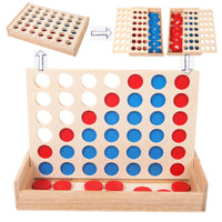 Wooden 4-in-a-Row Strategy Game product image 10