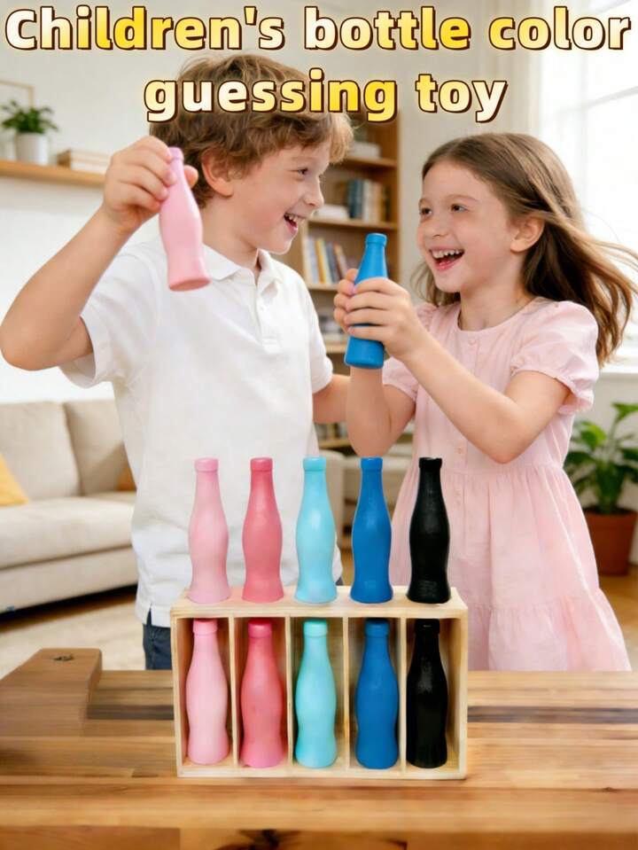 Wooden Color Matching Bottle Game product image 3
