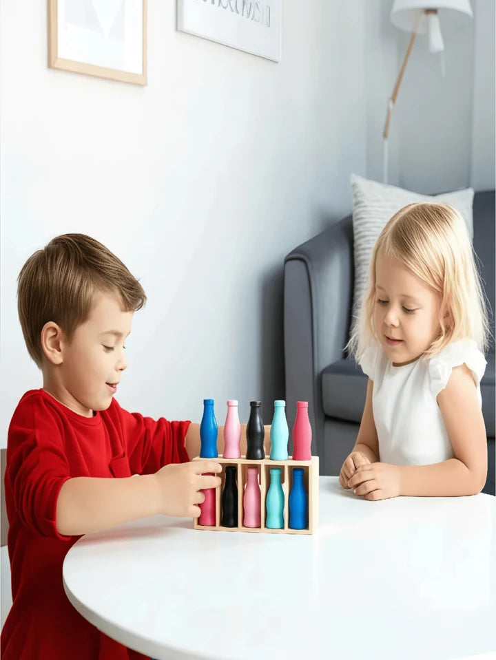 Wooden Color Matching Bottle Game product image 4