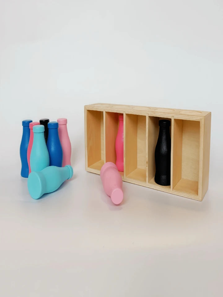 Wooden Color Matching Bottle Game product image 6