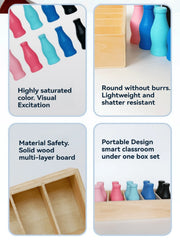 Wooden Color Matching Bottle Game product image 7