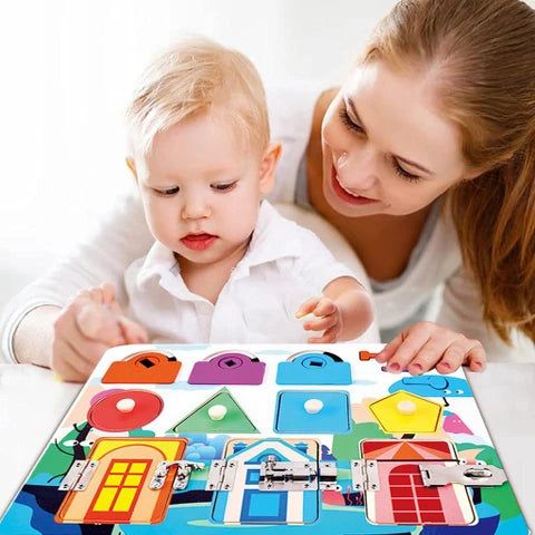 Wooden Shape & Latch Busy Board product image 4