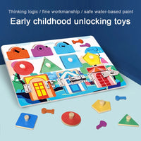 Wooden Shape & Latch Busy Board product image 8