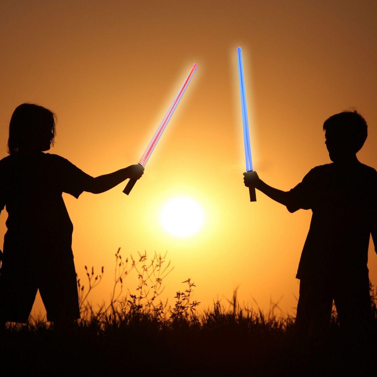 LED Lightsaber Laser Plastic Sci-Fi Toy image 4