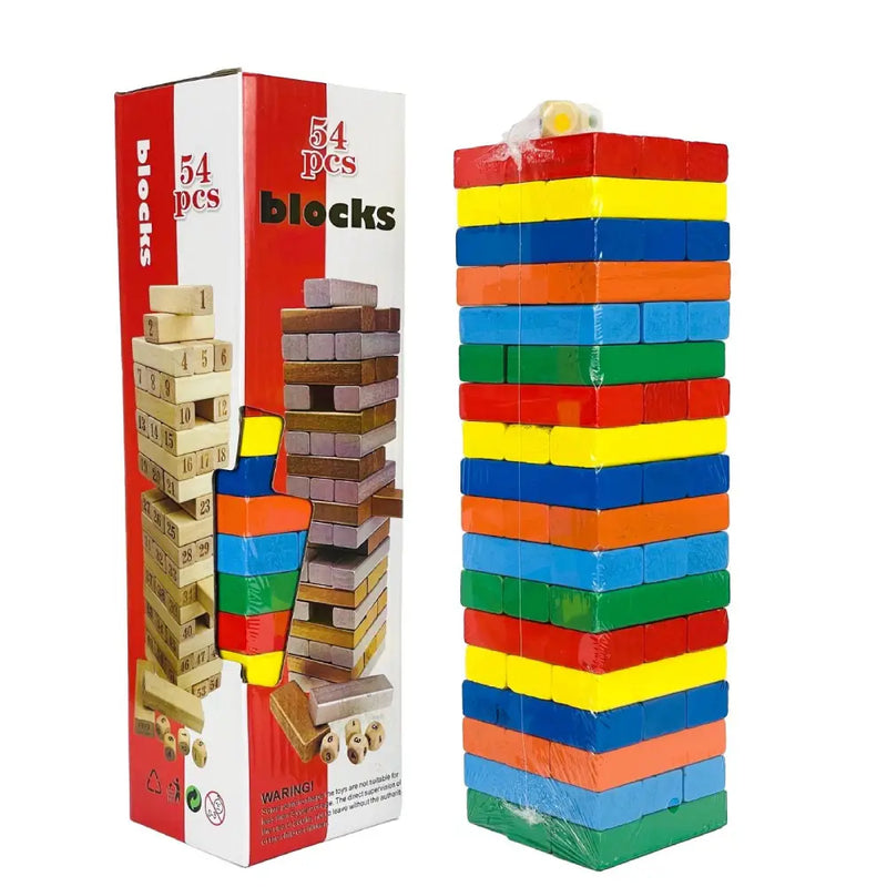 Color Stacking Block Set 54 Pcs product image 1