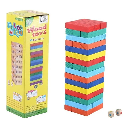 Color Wood Stacking Game 48 Pcs product image 4