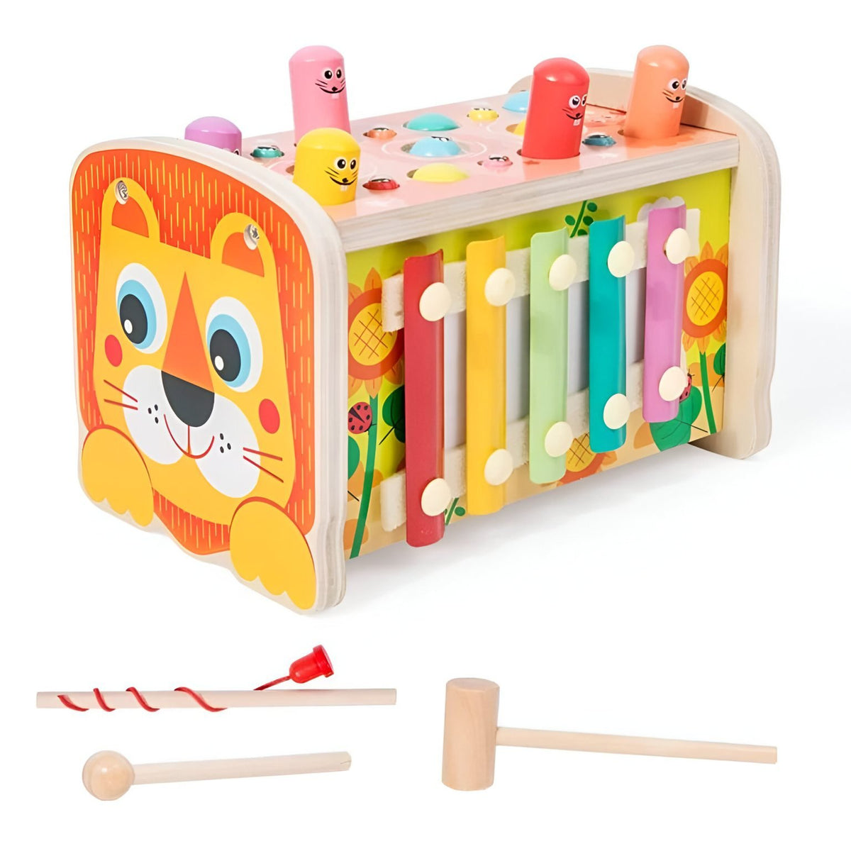 Wooden Musical Xylophone & Pounding Toy product image 4