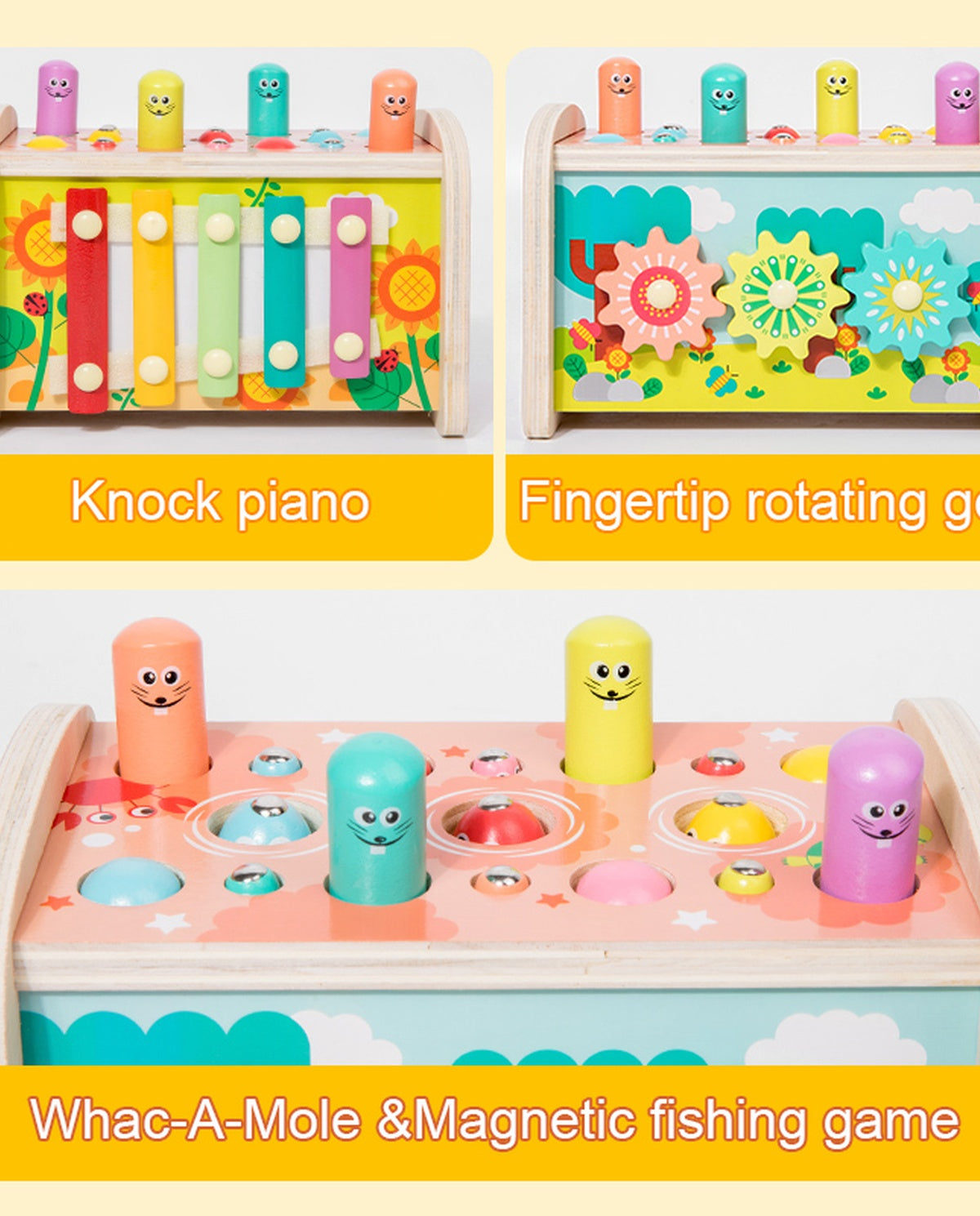 Wooden Musical Xylophone & Pounding Toy product image 8