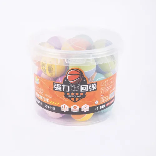 Mini Rubber Basketball Set! image 1