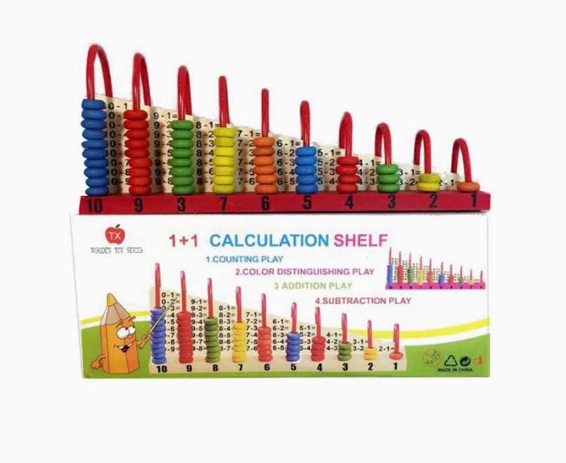 Wooden 1+1 Mathematics Calculation Shelf product image 2