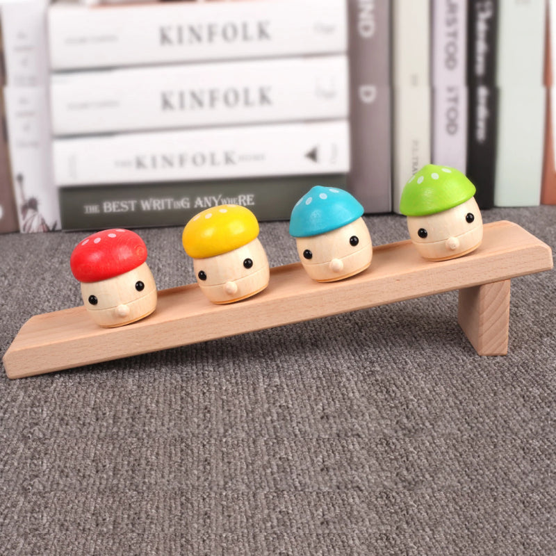 Wooden Mushroom Slide Game product image 2