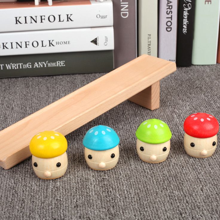 Wooden Mushroom Slide Game product image 3