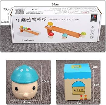 Wooden Mushroom Slide Game product image 6