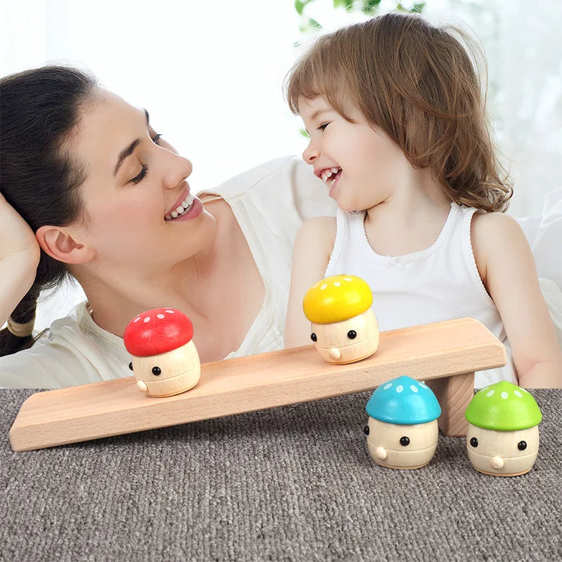 Wooden Mushroom Slide Game product image 7