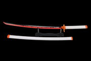 Flame Warrior Flame Wooden Anime Katana 76cm image 8
