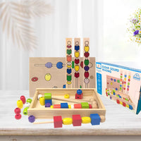 Montessori Multifunctional Wooden Stick Beaded Set product image 2