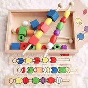 Montessori Multifunctional Wooden Stick Beaded Set product image 5