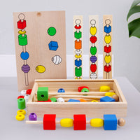 Montessori Multifunctional Wooden Stick Beaded Set product image 7