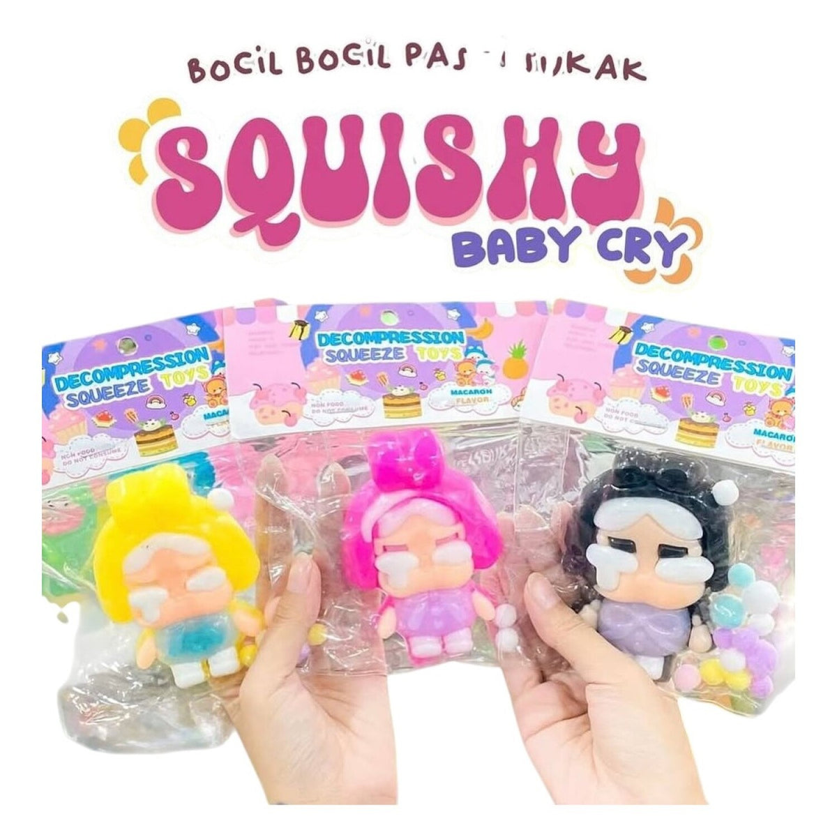 Crying Baby Magic Tears Squishy Figure!