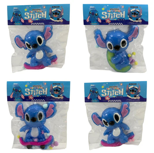 Squishy Blue Alien Character Figures!
