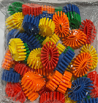 Miniature Interlocking Gear Blocks Set product image 1