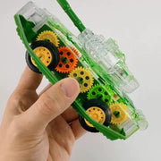 Transparent LED Gear Inertia Toy Tank! 1:24 image 4