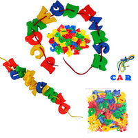 Montessori Capital English Alphabet Lacing Puzzle Blocks product image 4