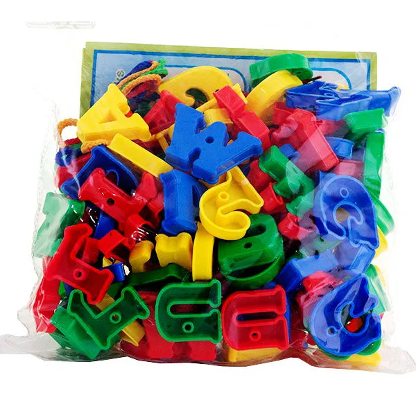 Montessori Capital English Alphabet Lacing Puzzle Blocks product image 5