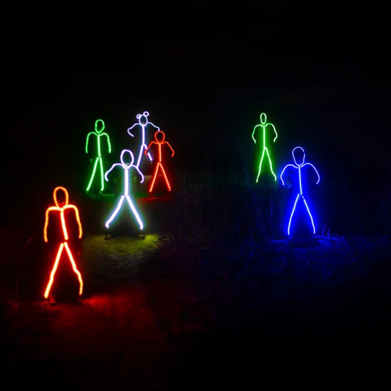 Kids Glowing Stick-Man Costume! image 4
