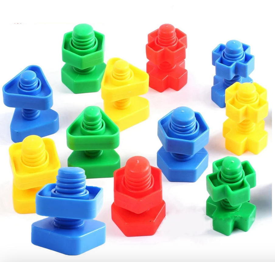 Jumbo Plastic Nuts and Bolts Set product image 9