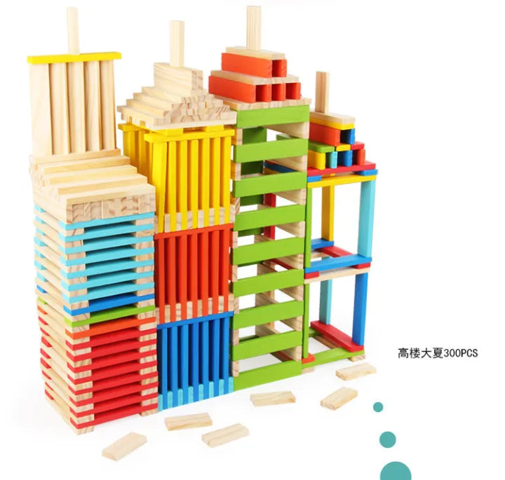 Contraption Wooden Building Blocks & Ball Run Set product image 9