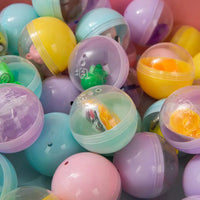 Bulk Pack Mixed Colorful Gashapon Toy Capsules 1:24 image 2