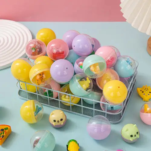 Bulk Pack Mixed Colorful Gashapon Toy Capsules 1:24 image 4