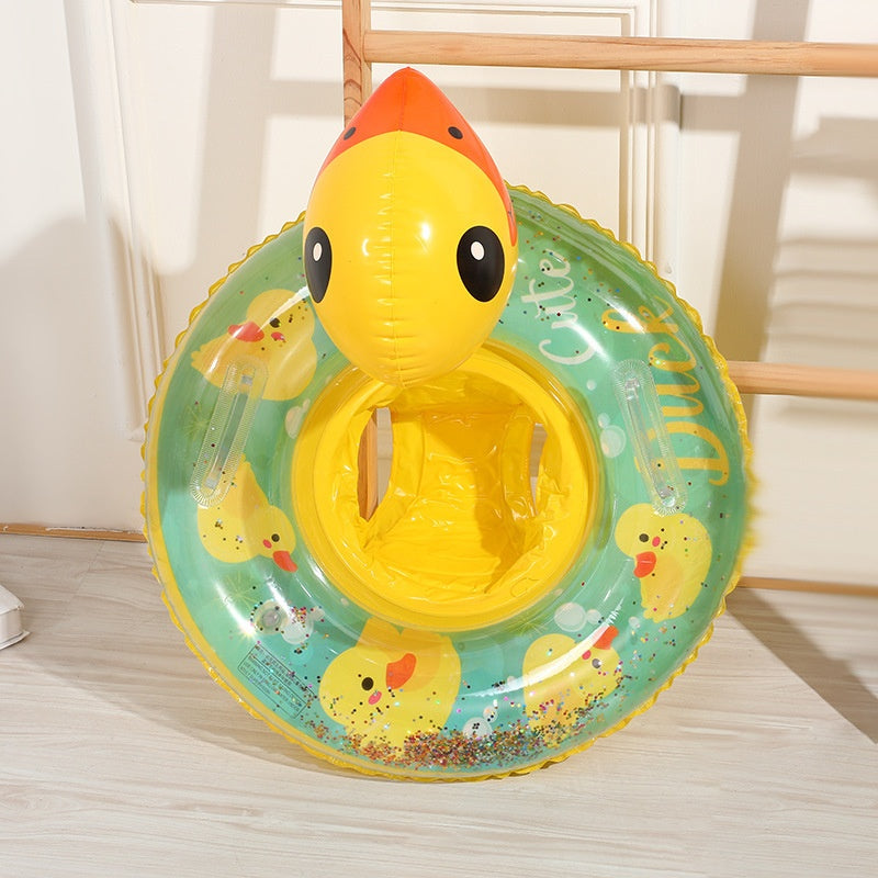 Inflatable Split-Ring Duck Baby Swim Float image 2
