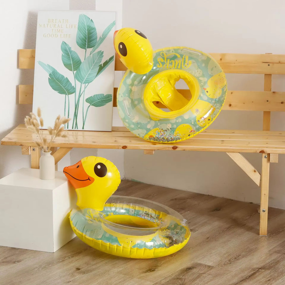 Inflatable Split-Ring Duck Baby Swim Float image 4