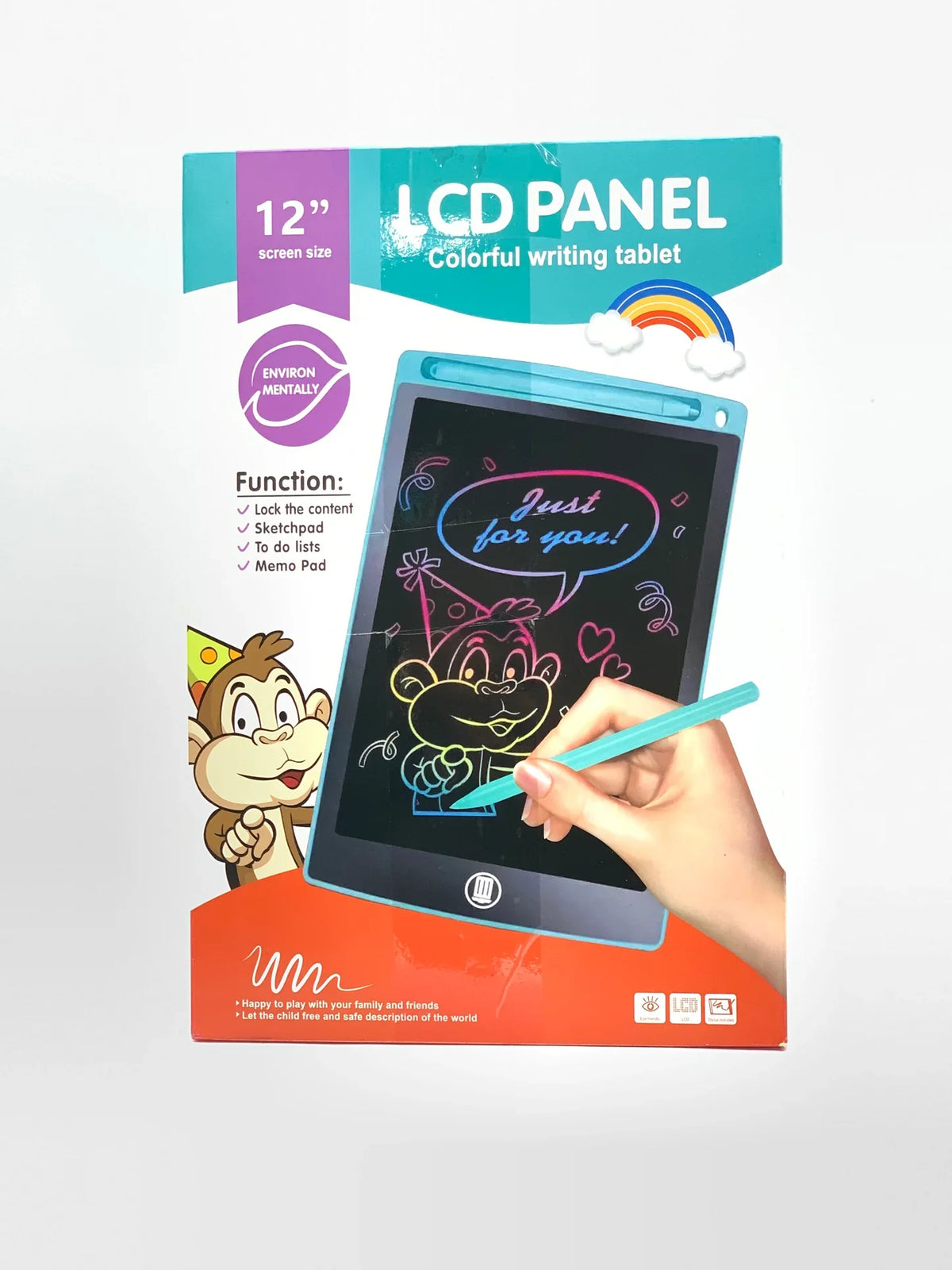 LCD writing tablet 12-inch colorful option