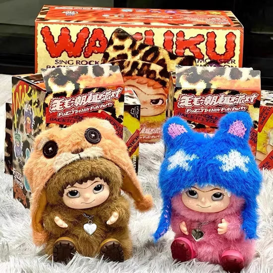 Wakuku Fuzzy Fun Party Series Plush Vinyl Pendant Blind Box image 9