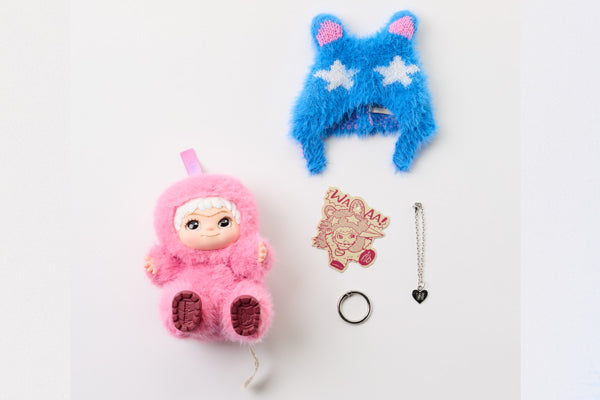 Wakuku Fuzzy Fun Party Series Plush Vinyl Pendant Blind Box image 7
