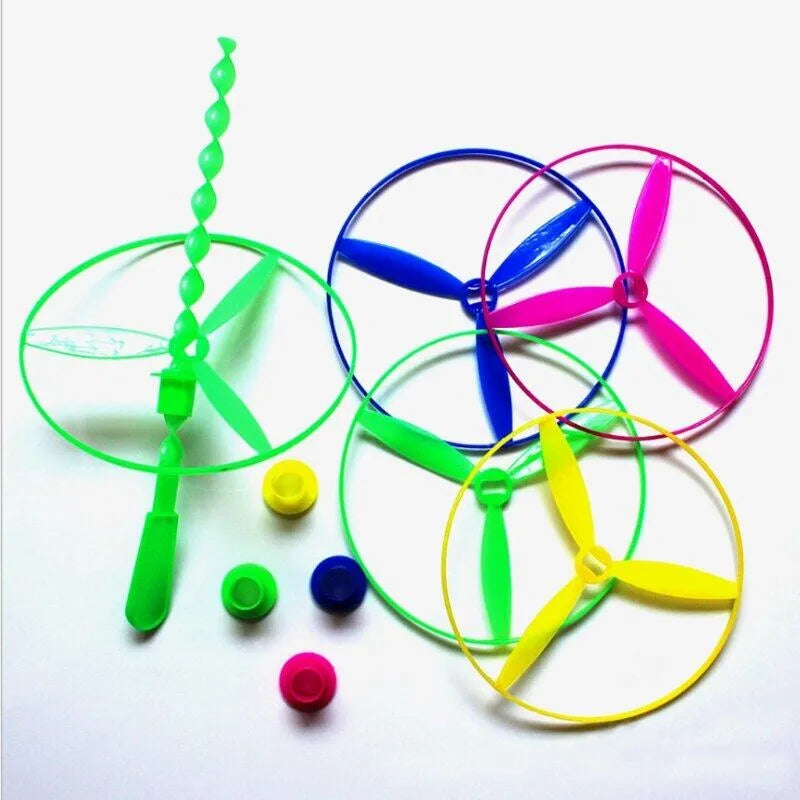 Colourful Bamboo Dragonfly Push Flying Toy image 9