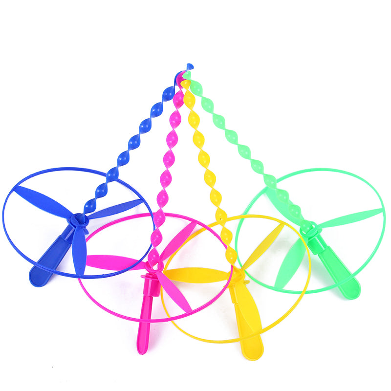 Colourful Bamboo Dragonfly Push Flying Toy image 10