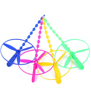 Colourful Bamboo Dragonfly Push Flying Toy image 10
