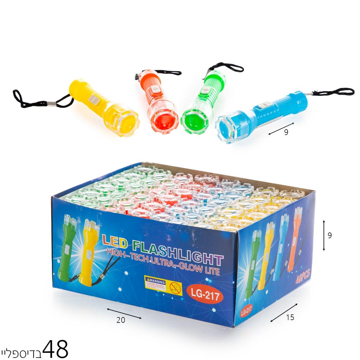 Colorful Mini LED Flashlight 1:24 Die-Cast Model image 4