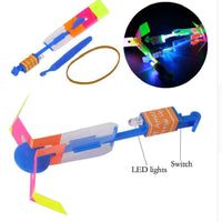 Flying Rocket Helicopter LED Light Toy image 2