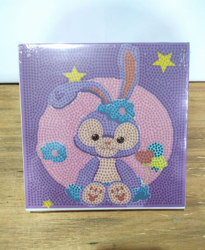 DIY Cartoon Rabbit Diamond Painting Kit image 1
