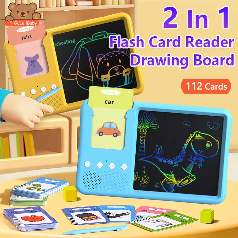 Flash Card Reader & Drawing Board 2-in-1 product image 1