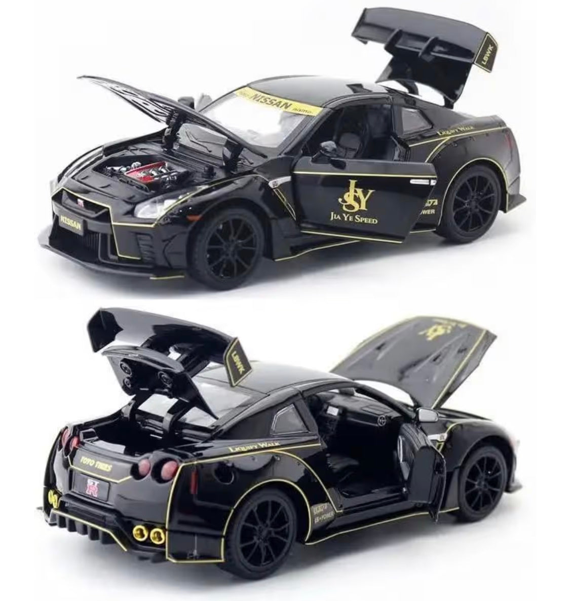 Jia Ye Speed Nissan GT-R R35 Die-Cast Model image 4