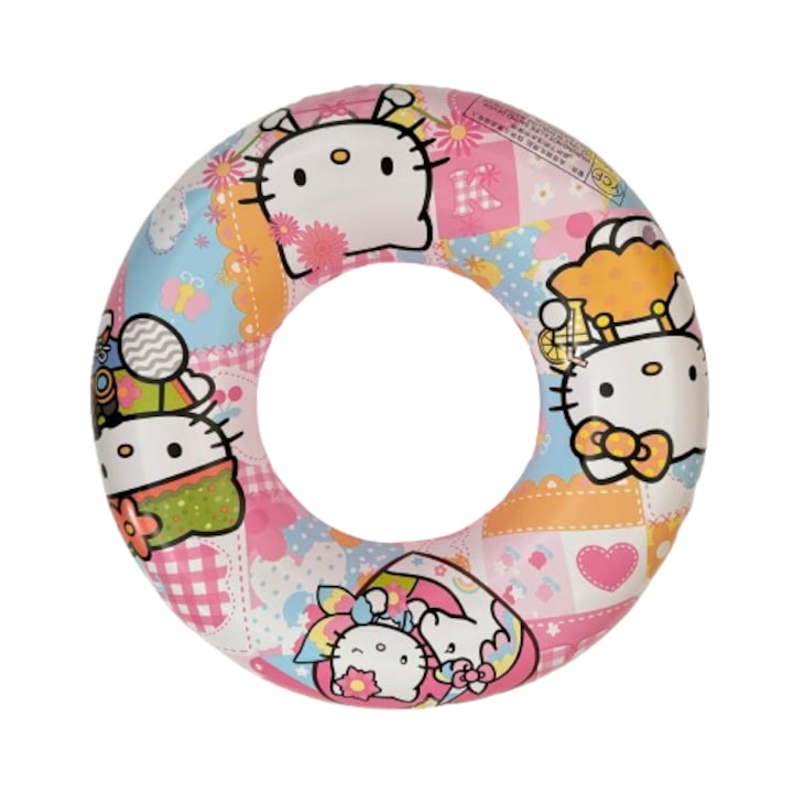 Cute Cat Printed Swimming Ring image 2